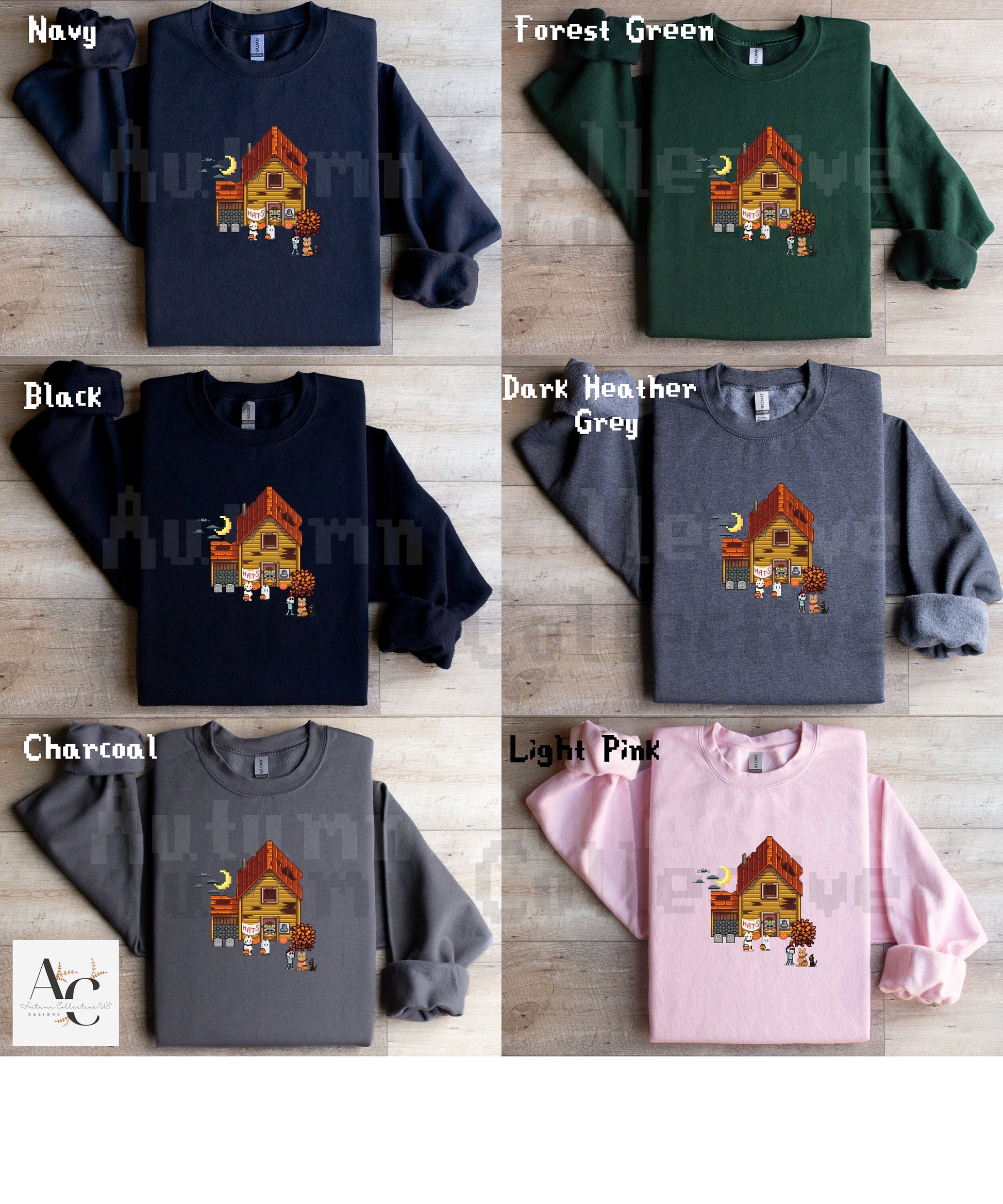 Hat Mouse Stardew Halloween Sweatshirt, Gift for Him and Her, Video Game Art, Pixel Art, Crossing, Valley, Animal, Cozy Gamer, Gamer, Merch