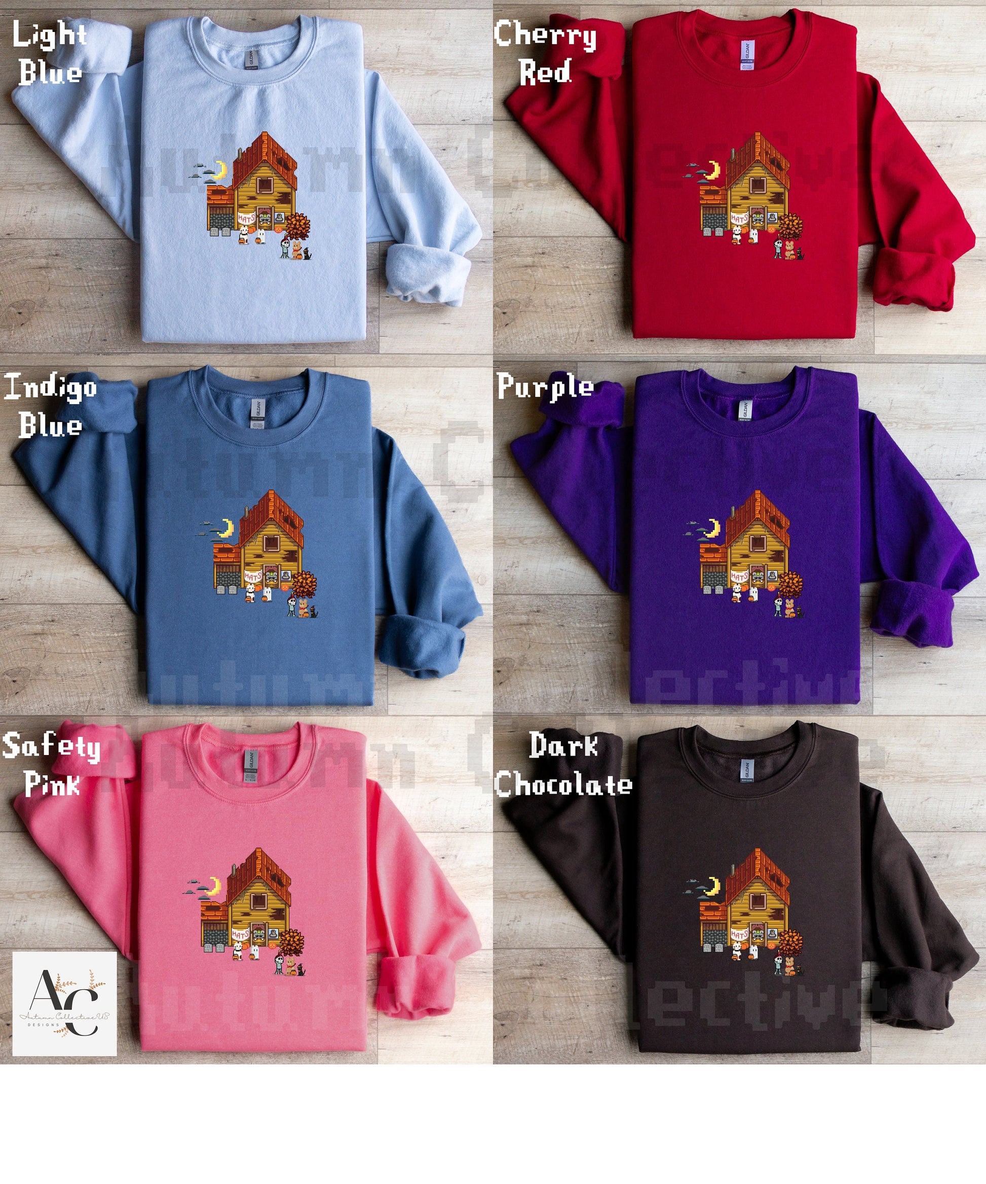 Hat Mouse Stardew Halloween Sweatshirt, Gift for Him and Her, Video Game Art, Pixel Art, Crossing, Valley, Animal, Cozy Gamer, Gamer, Merch