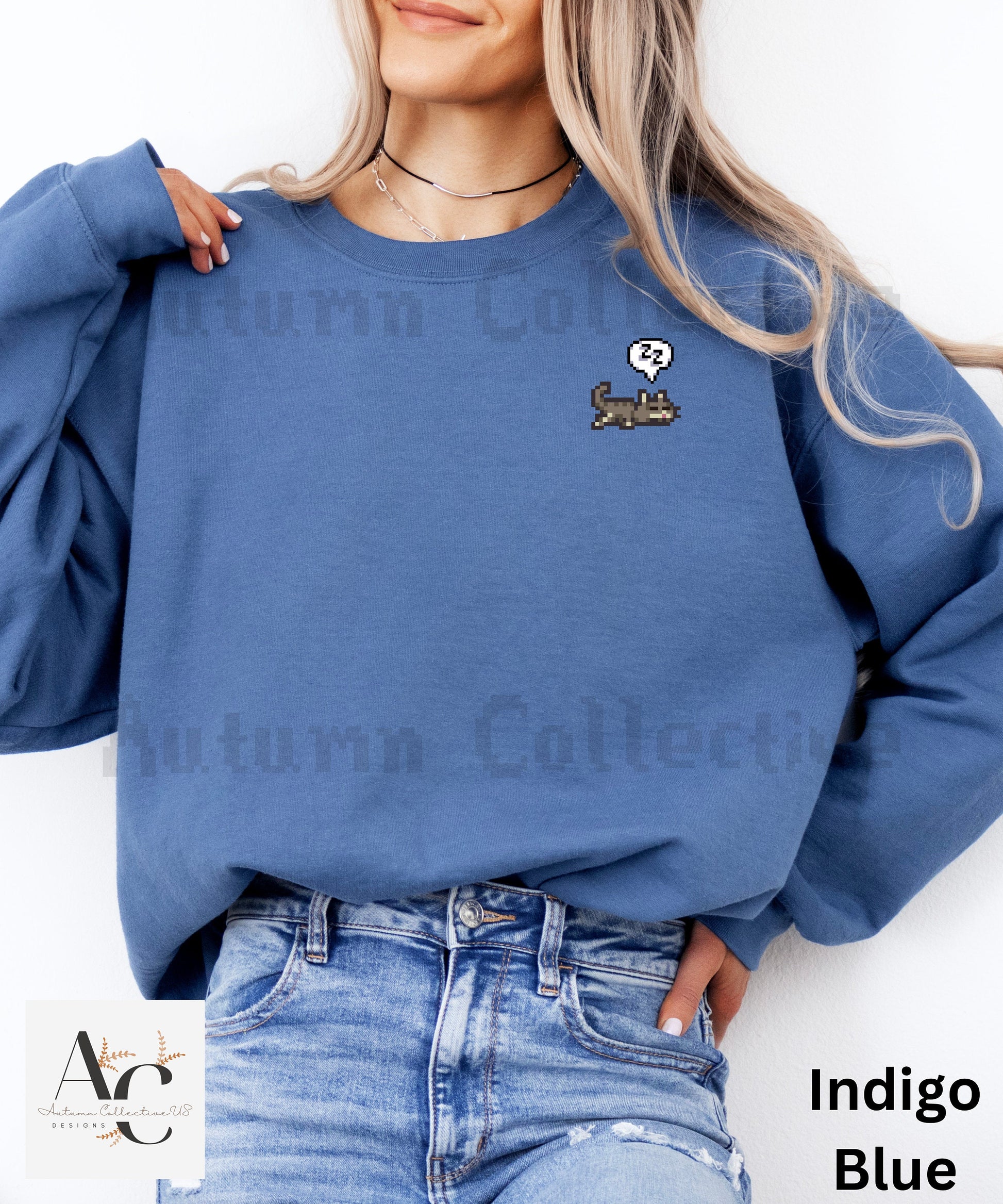 Sleeping cat stardew valley unisex sweatshirt