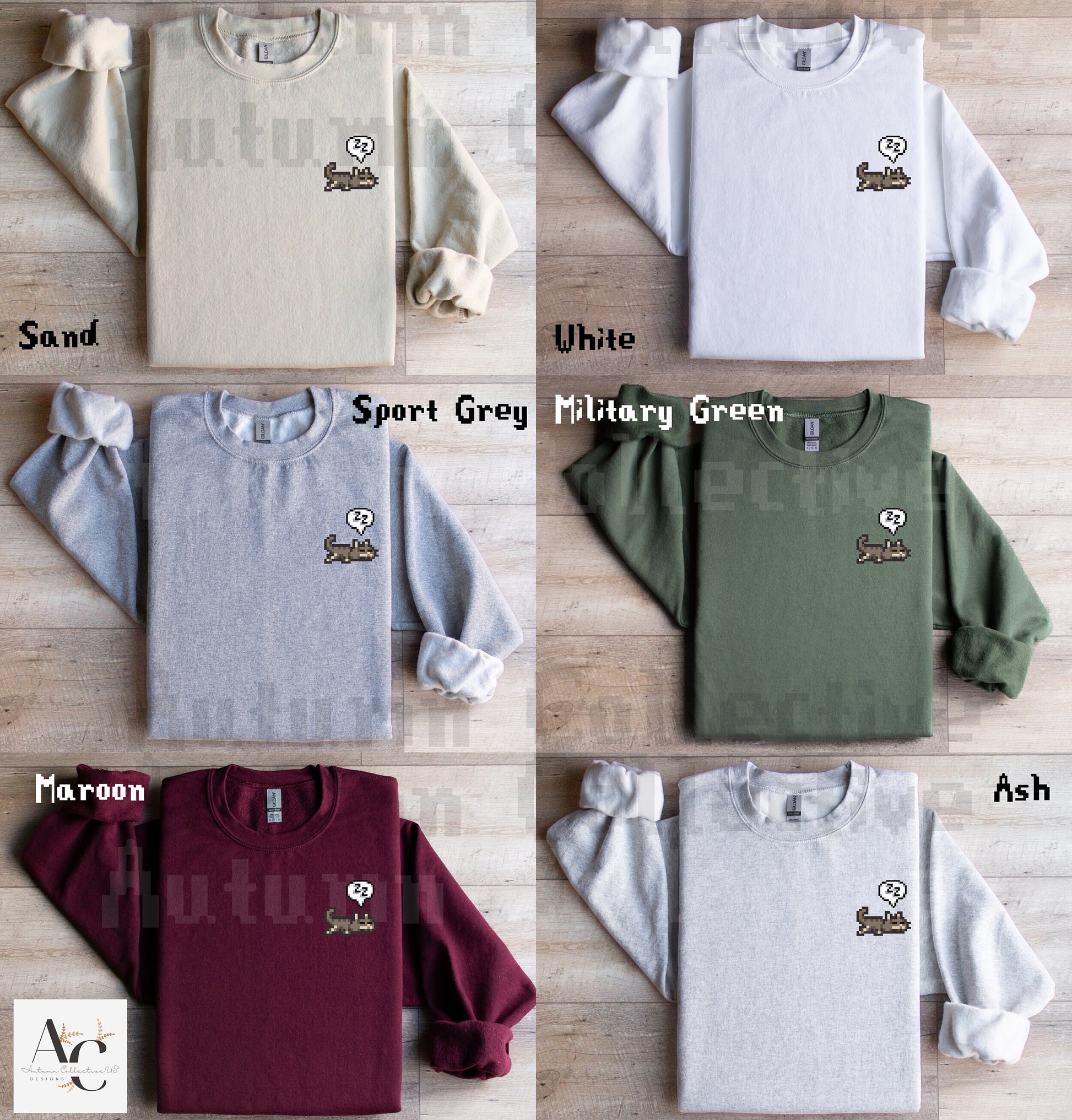 Sleeping cat stardew valley unisex sweatshirt