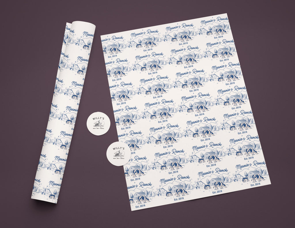 Marnie&#39;s Ranch Stardew Valley Gift Wrapping Paper