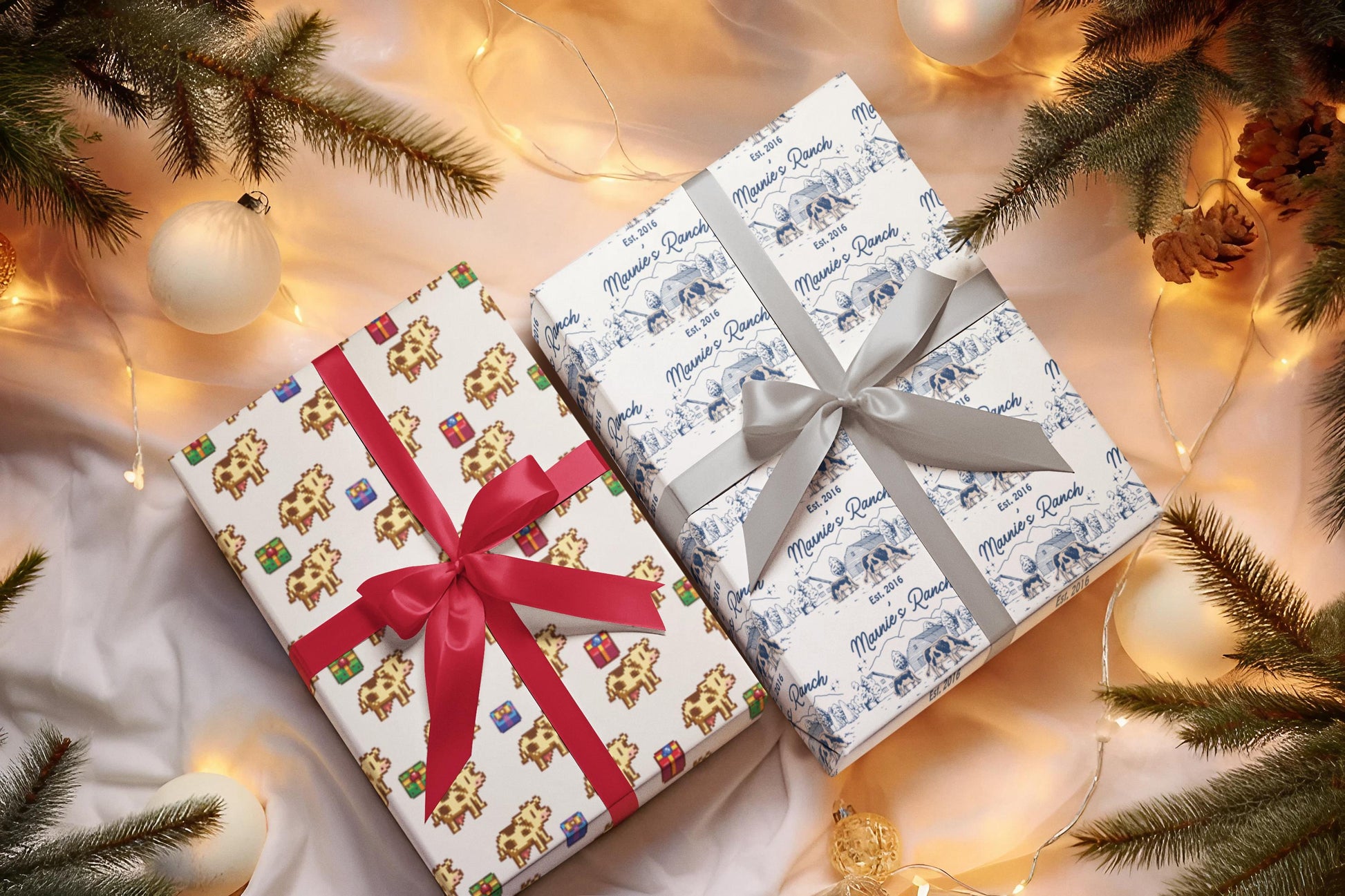 Marnie&#39;s Ranch Stardew Valley Gift Wrapping Paper