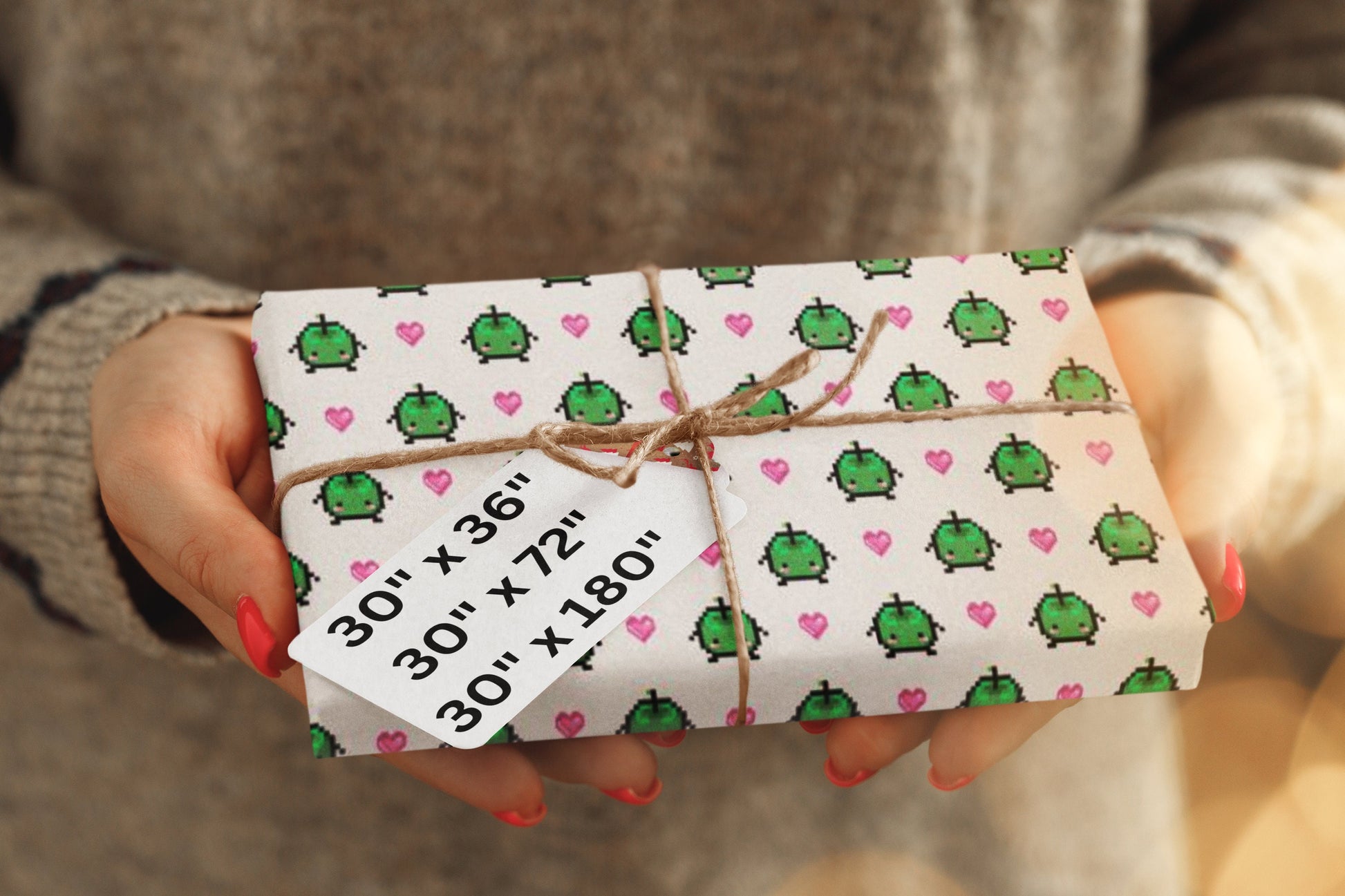 Stardew Valley Junimo Wrapping Paper for Birthdays, Christmas or Valentines Day