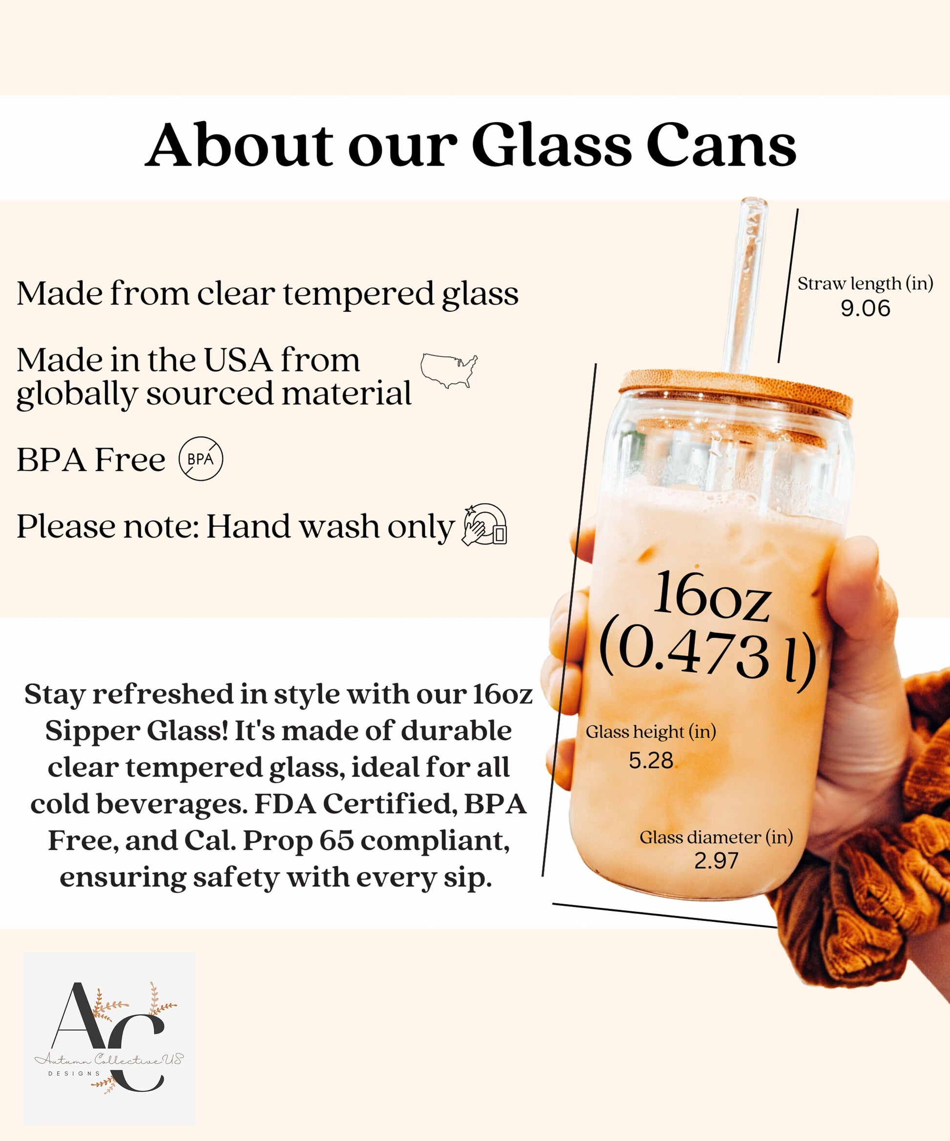 Sipper Glass Information
