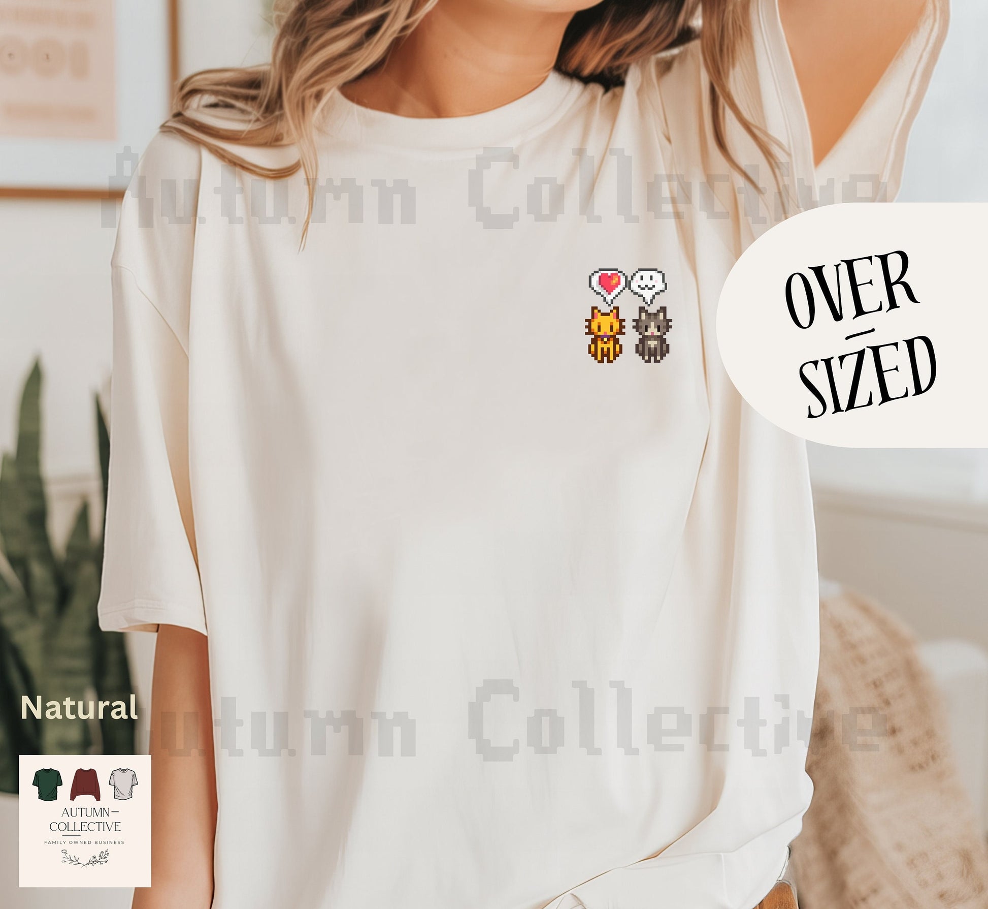Cat Stardew Valley Shirt, Gift for Him and Her, Video Game Art, Pixel Art, Crossing, 8Bit, Valley, Animal, Cozy Gamer Shirt, Gaming