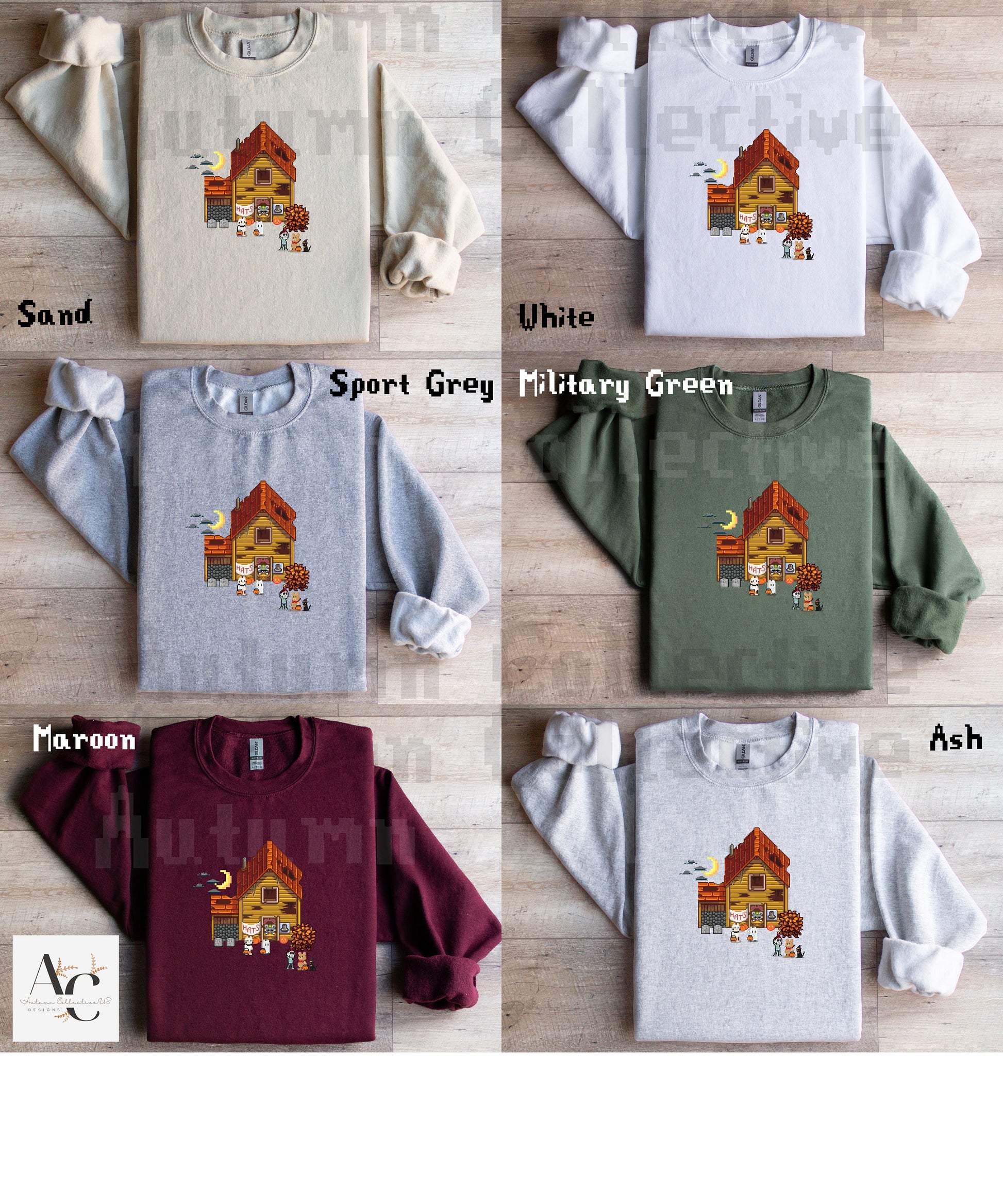 Hat Mouse Stardew Halloween Sweatshirt, Gift for Him and Her, Video Game Art, Pixel Art, Crossing, Valley, Animal, Cozy Gamer, Gamer, Merch