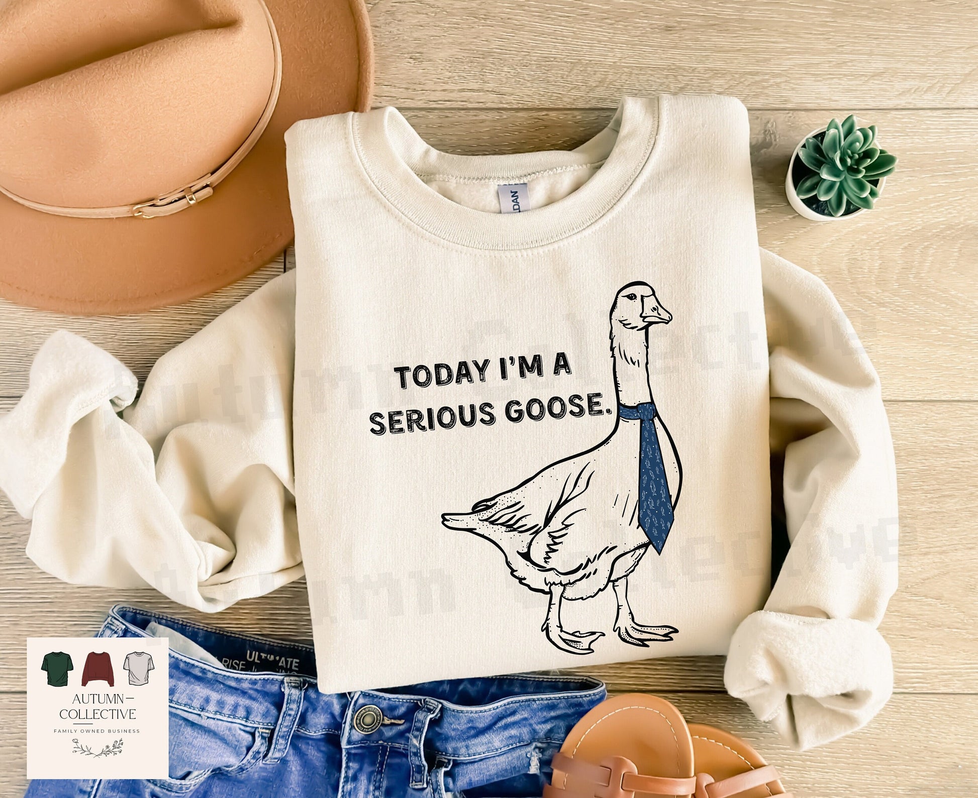 Today I&#39;m a serious goose sweatshirt best seller
unisex crewneck