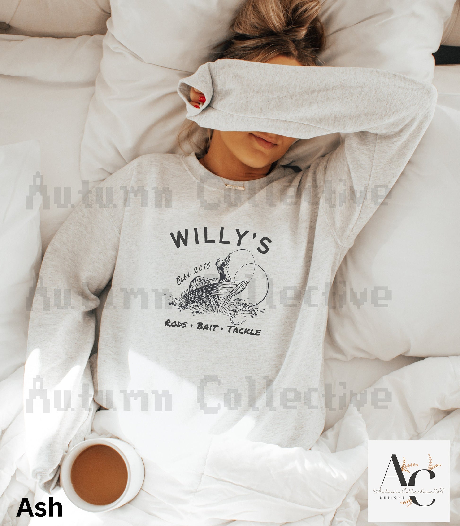 Willy&#39;s High Quality Rods, Bait, Tackle, Unisex Crewneck Stardew Valley Sweatshirt