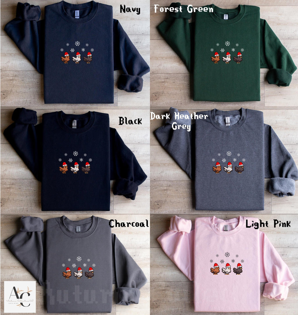 Festive Christmas Stardew Valley Unisex Crewneck Sweatshirts
