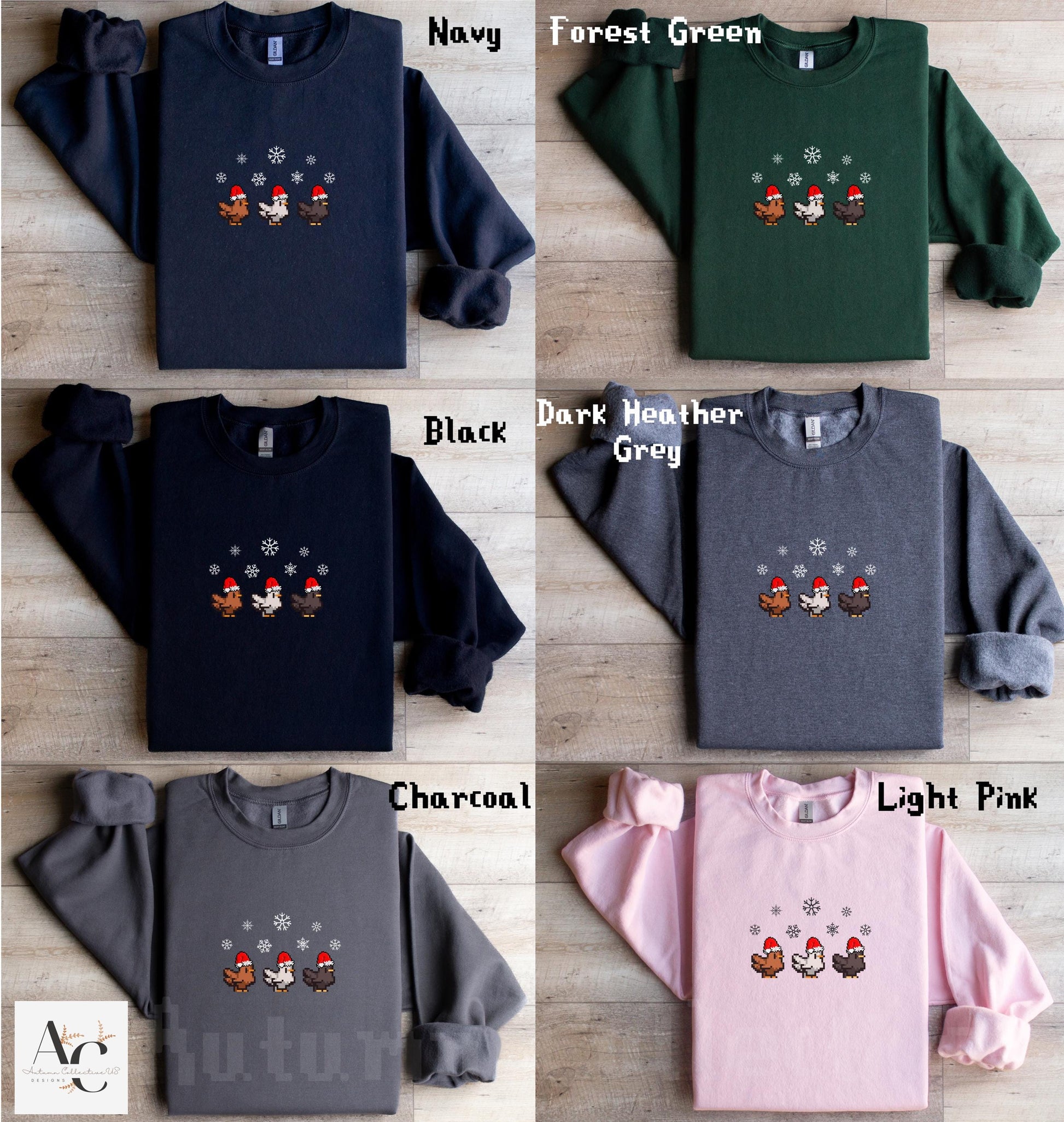 Festive Christmas Stardew Valley Unisex Crewneck Sweatshirts