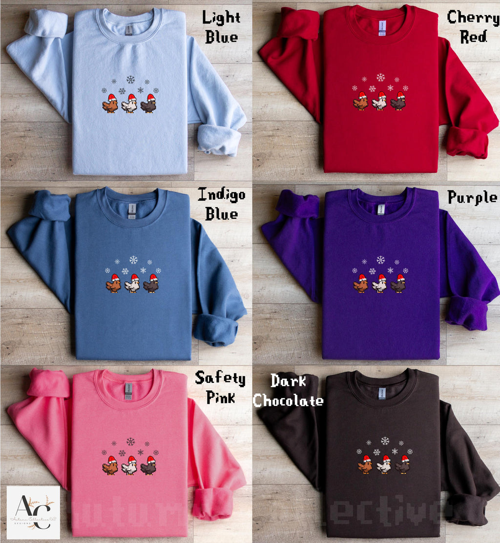 Festive Christmas Stardew Valley Unisex Crewneck Sweatshirts