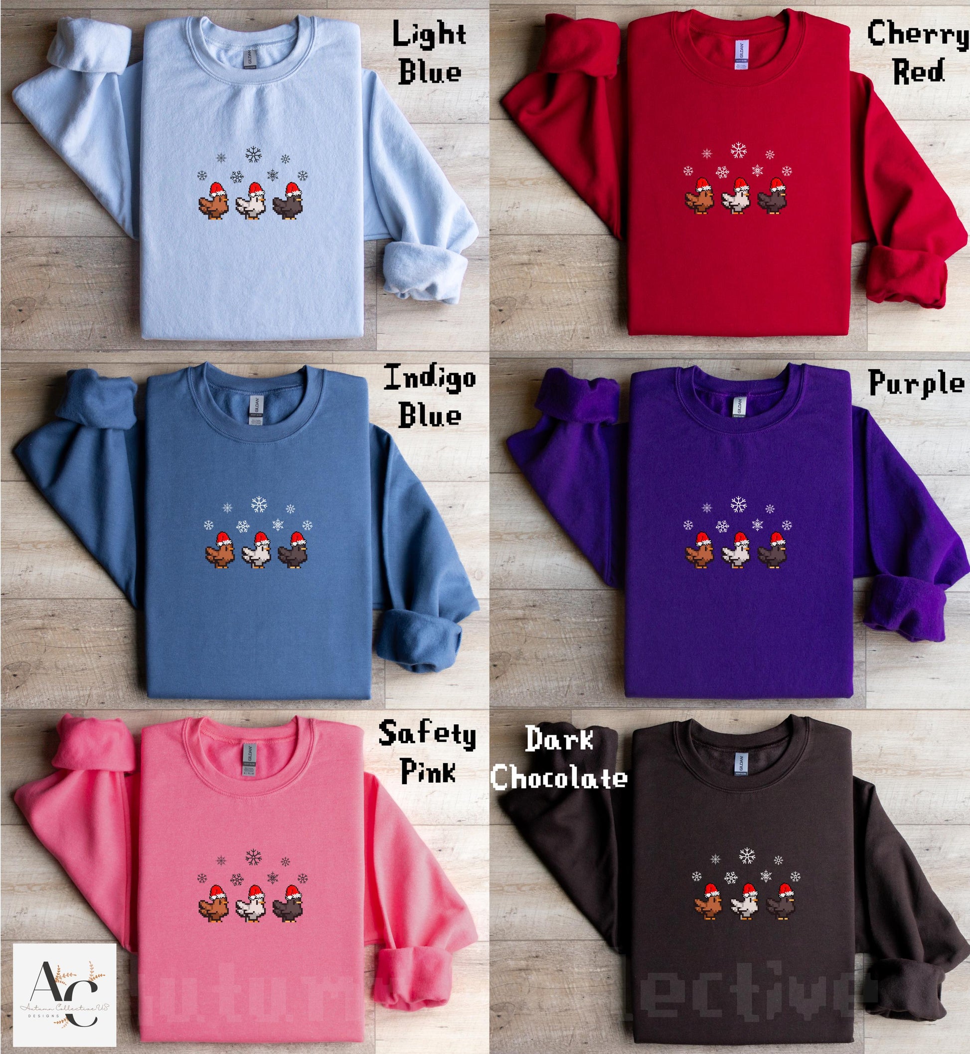 Festive Christmas Stardew Valley Unisex Crewneck Sweatshirts