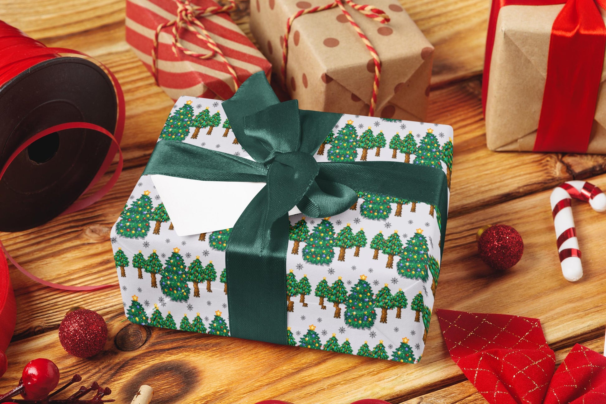 Stardew Valley Christmas Cheer Wrapping Paper
