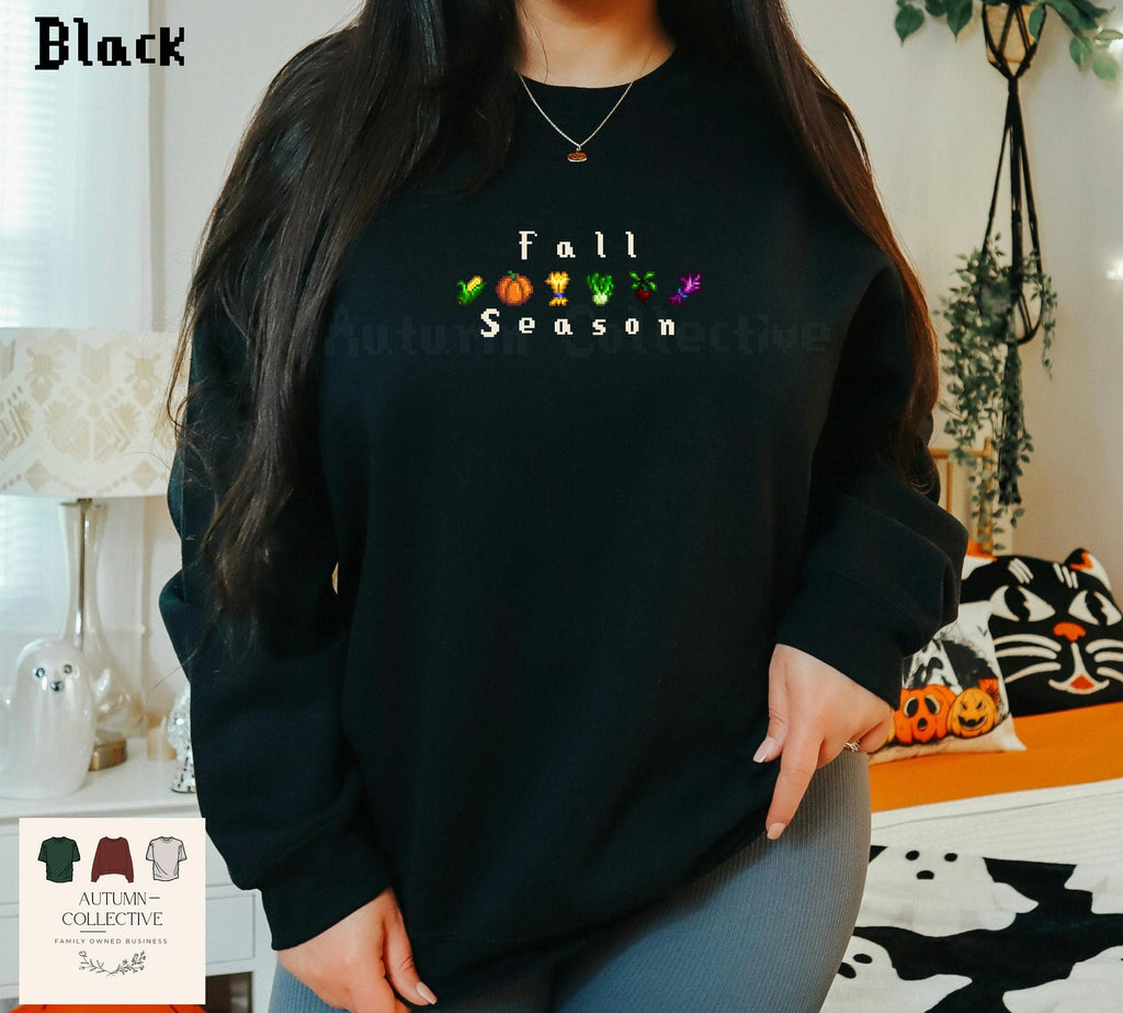 Fall Season Stardew Valley crops farming Sweatshirt