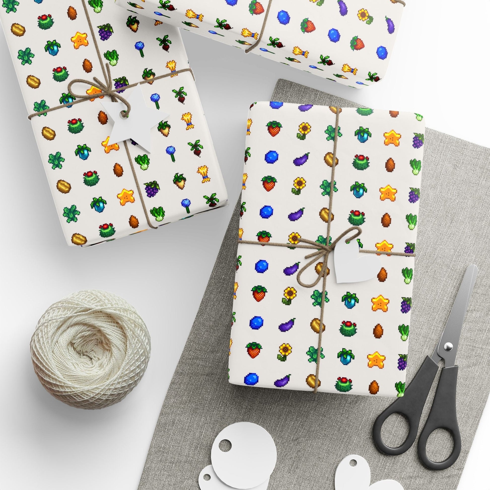 Stardew Valley Crops Wrapping Paper