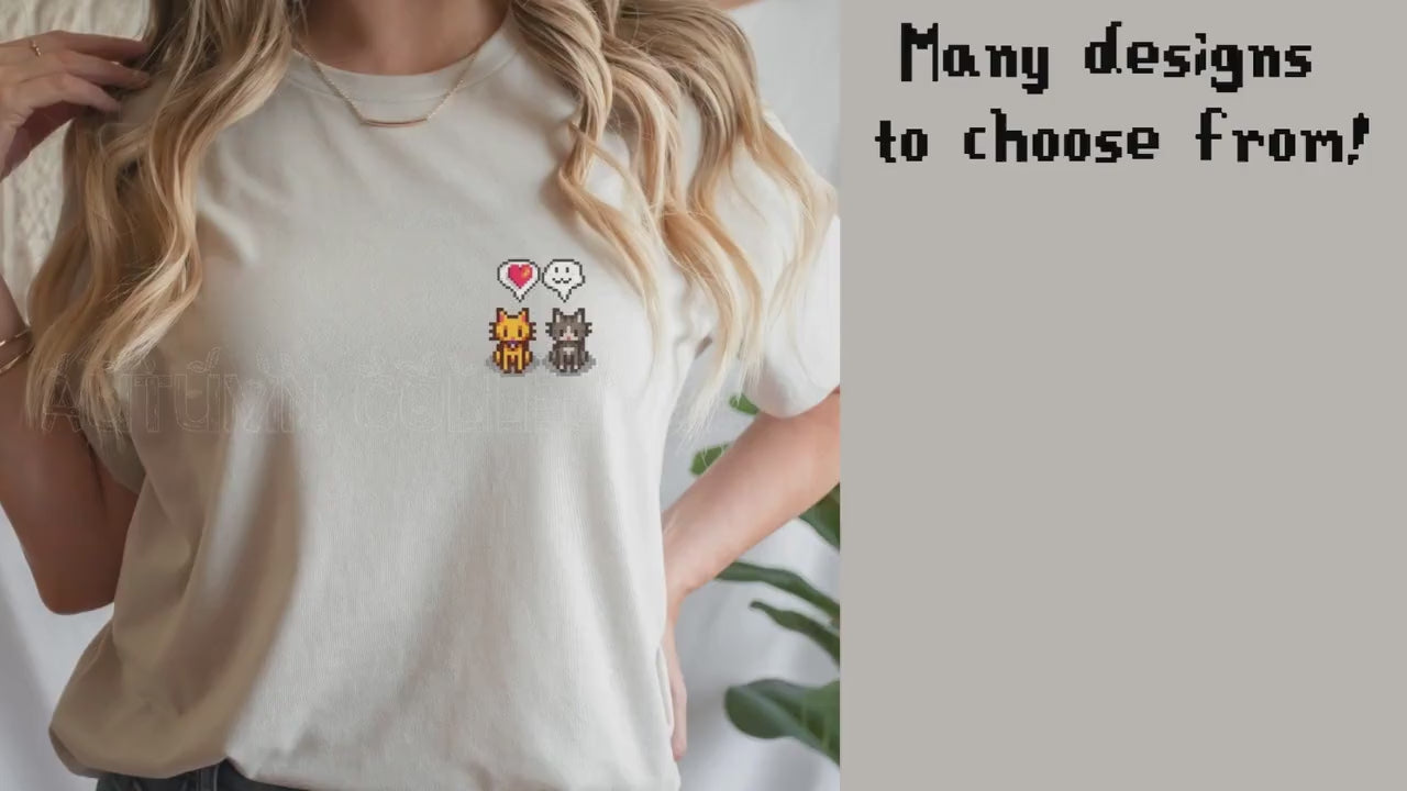 Cat Stardew Valley Sweatshirt, Gamer Gift, Cozy Gamer, Crossing, Pelican Town Shirt, 8bit, Cat Lover, Cute Animal Merch, Unisex Jumper